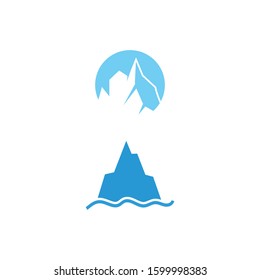 Ice berg Logo Template vector symbol nature