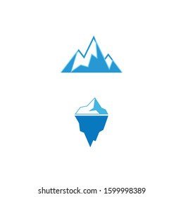 Ice berg Logo Template vector symbol nature
