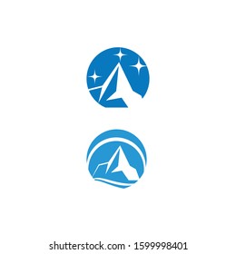 Ice berg Logo Template vector symbol nature