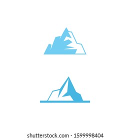Ice berg Logo Template vector symbol nature