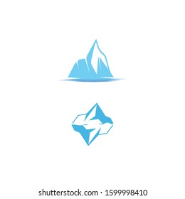 Ice berg Logo Template vector symbol nature