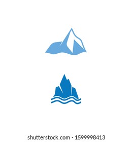 Ice berg Logo Template vector symbol nature