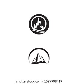 Ice berg Logo Template vector symbol nature
