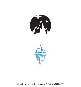 Ice berg Logo Template vector symbol nature