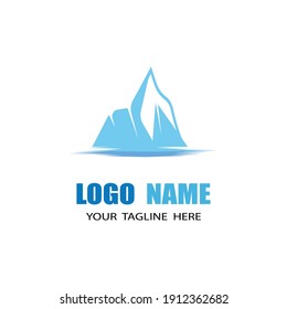 Ice berg Logo Template vector symbol nature