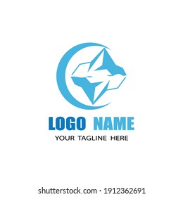 Ice berg Logo Template vector symbol nature