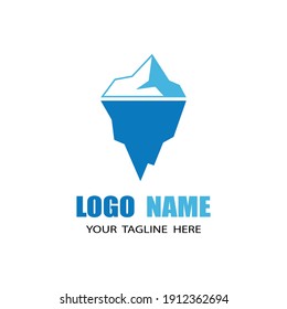 Ice berg Logo Template vector symbol nature