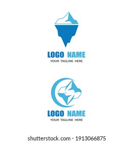 Ice berg Logo Template vector symbol nature