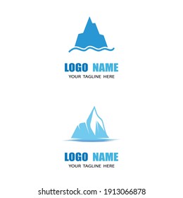 Ice berg Logo Template vector symbol nature