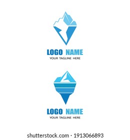 Ice berg Logo Template vector symbol nature