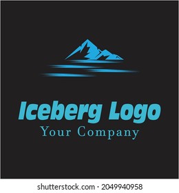 Ice berg Logo Template vector symbol nature