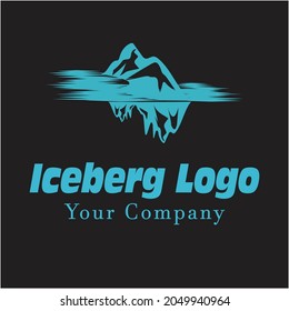 Ice berg Logo Template vector symbol nature