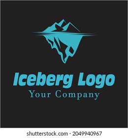Ice berg Logo Template vector symbol nature