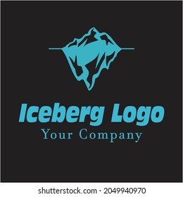 Ice berg Logo Template vector symbol nature