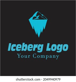 Ice berg Logo Template vector symbol nature
