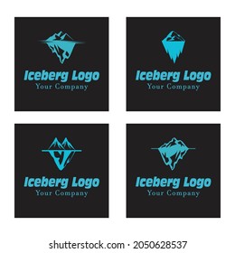 Ice berg Logo Template vector symbol nature