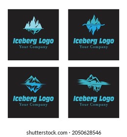 Ice berg Logo Template vector symbol nature