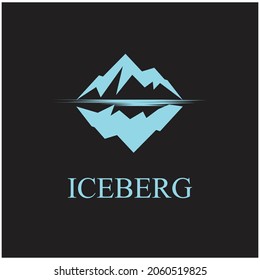 Ice berg Logo Template vector symbol nature