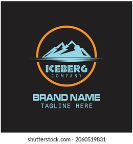 Ice berg Logo Template vector symbol nature