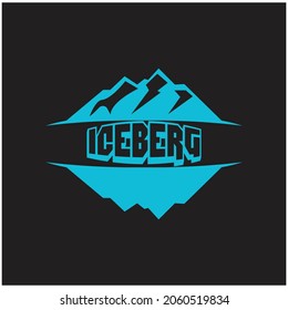 Ice berg Logo Template vector symbol nature