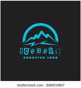 Ice berg Logo Template vector symbol nature