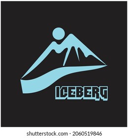 Ice berg Logo Template vector symbol nature