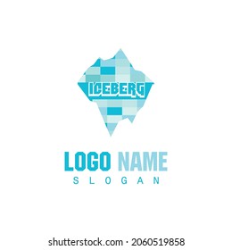 Ice berg Logo Template vector symbol nature