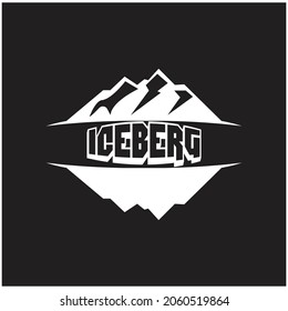 Ice berg Logo Template vector symbol nature
