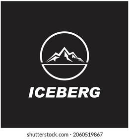 Ice berg Logo Template vector symbol nature