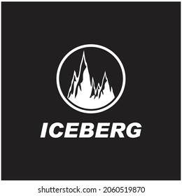 Ice berg Logo Template vector symbol nature