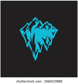 Ice berg Logo Template vector symbol nature