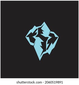 Ice berg Logo Template vector symbol nature