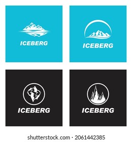Ice berg Logo Template vector symbol nature