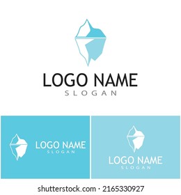 Ice berg Logo Template vector symbol