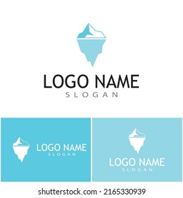 Ice berg Logo Template vector symbol