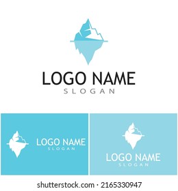 Ice berg Logo Template vector symbol