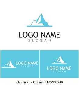 Ice berg Logo Template vector symbol