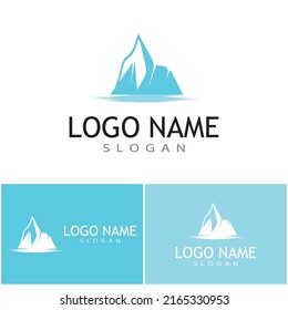 Ice berg Logo Template vector symbol
