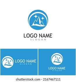 Ice berg Logo Template vector symbol nature