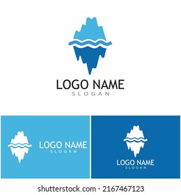 Ice berg Logo Template vector symbol nature