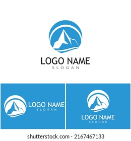Ice berg Logo Template vector symbol nature