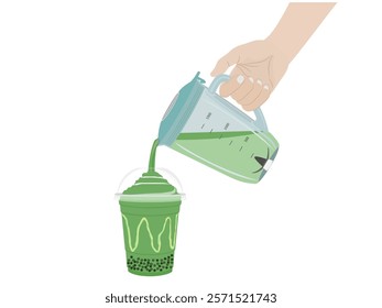 Ice blender on white background.