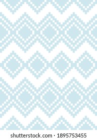 Ice Blue Argyle, forma diamantífera fondo de patrón sin fisuras adecuado para moda textil, ropa de cama, gráficos