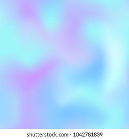 Ice blue gradient mesh. Abstract square vector background. Soft color gradient seamless pattern. Pastel color palette. Seamless tile background. Blurry color abstraction. Blurred colorful swatch.