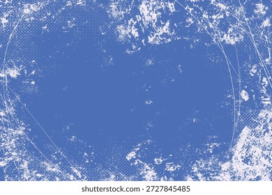 Fondo de textura de grunge azul hielo. Pinturas Abstractas, ásperas y angustiadas, líneas de arañazos y salpicaduras de tinta pesada. Fondo retro superpuesto. Fondo abstracto resistente. Vieja textura sucia. Perfecto para
