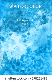 ice blue watercolor gradient background