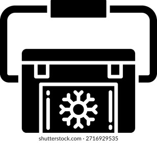 Vektorgrafik der Eisbox