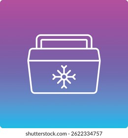 Ice Bucket vector icon. Can be used for printing, mobile and web applications.