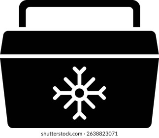 Ice Bucket vector icon. Can be used for printing, mobile and web applications.