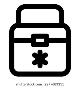 ice bucket vector icon illustration asset